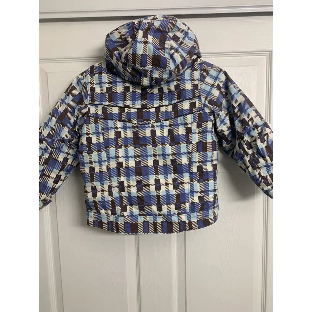 Columbia Youth‎ Hooded Waterproof Plaid Snow Jacket Size 4/5